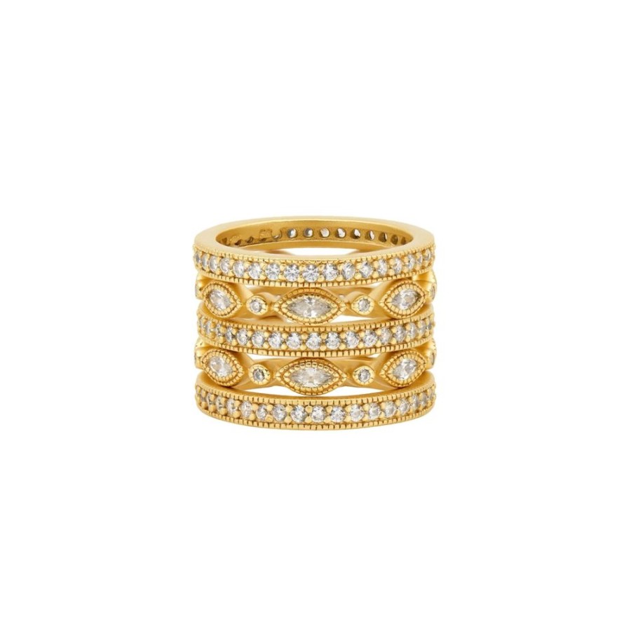 Jewelry Freida Rothman | Signature Classic Marquise Eternity 5-Stack