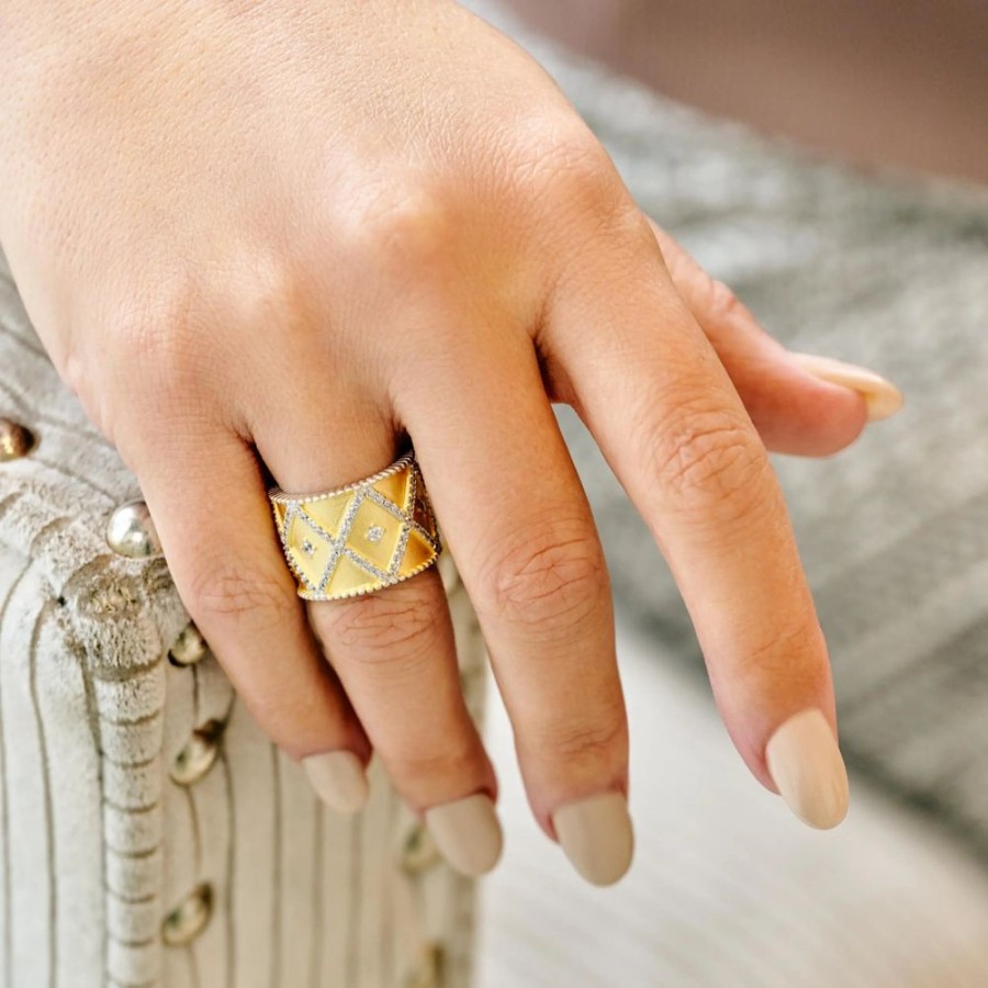 Jewelry Freida Rothman | All-Time Favorite Cigar Band Ring Gold & Silver