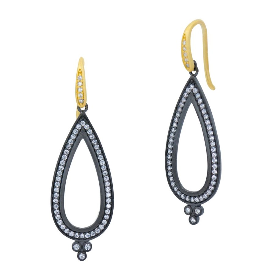 Jewelry Freida Rothman | Signature Brooklyn In Bloom Teardrop Earrings