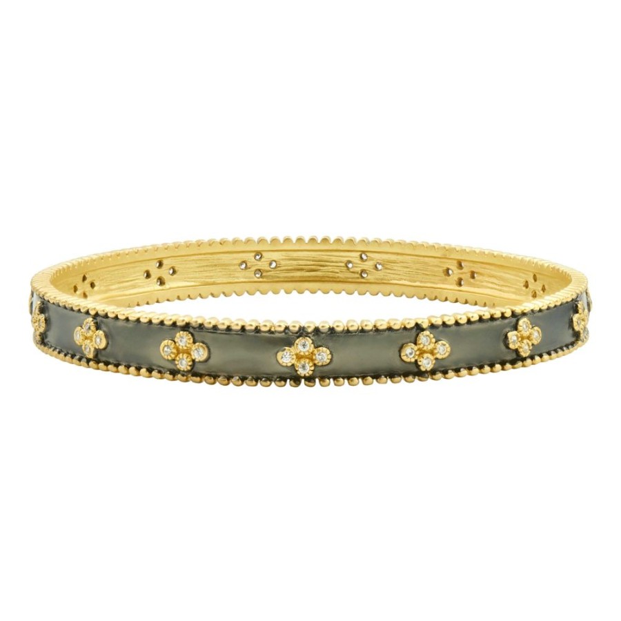 Jewelry Freida Rothman | A Clover Stackable Bangle