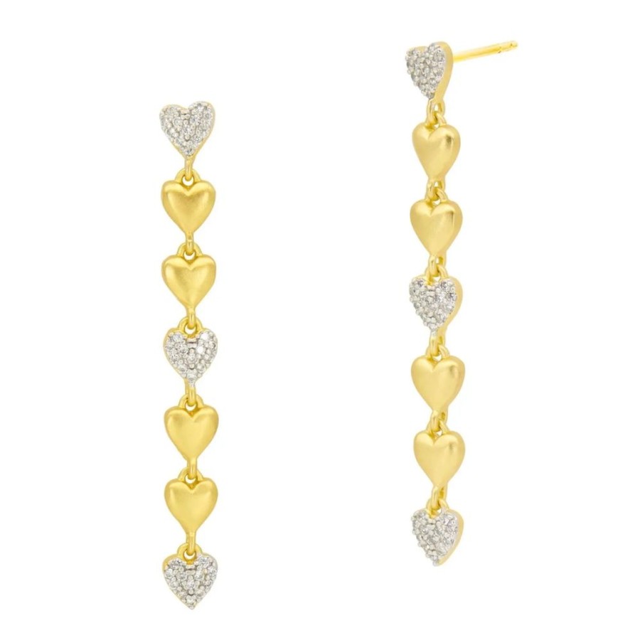 Jewelry Freida Rothman | From The Heart Linear Earring