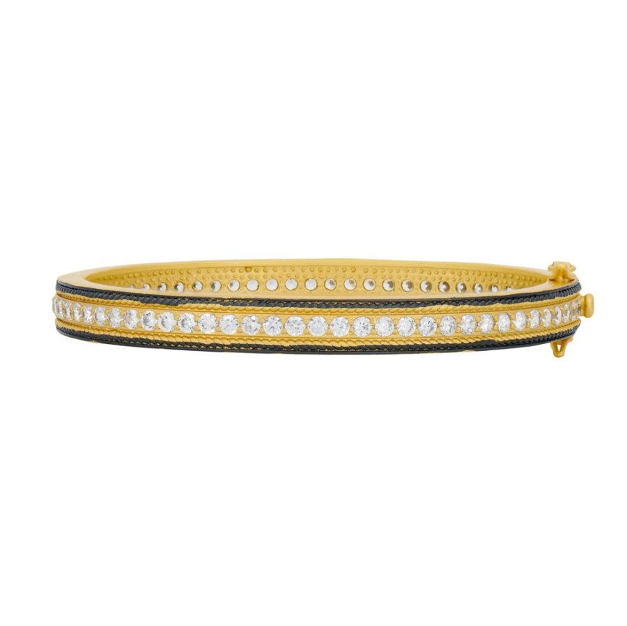 Jewelry Freida Rothman | Pave Row Hinge Bangle