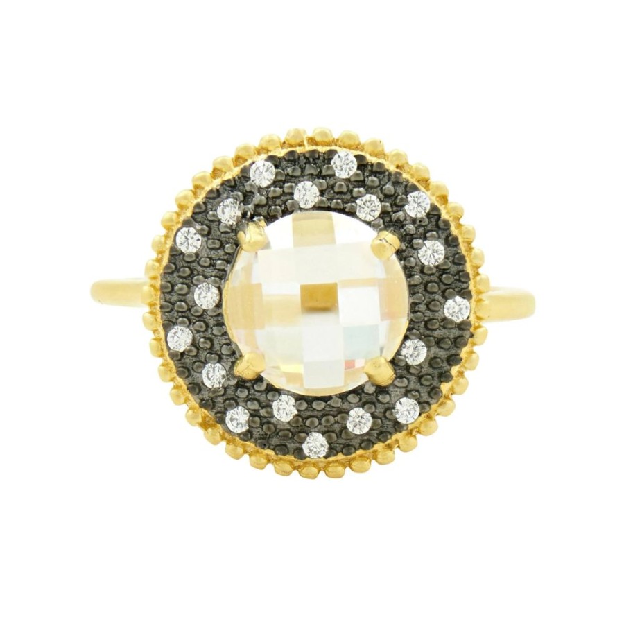 Jewelry Freida Rothman | Stunning Faceted Stone Cocktail Ring