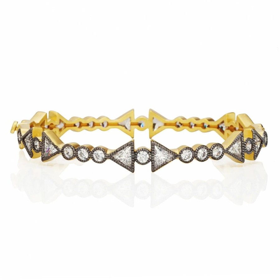 Jewelry Freida Rothman | Arrow Stone Hinge Bangle