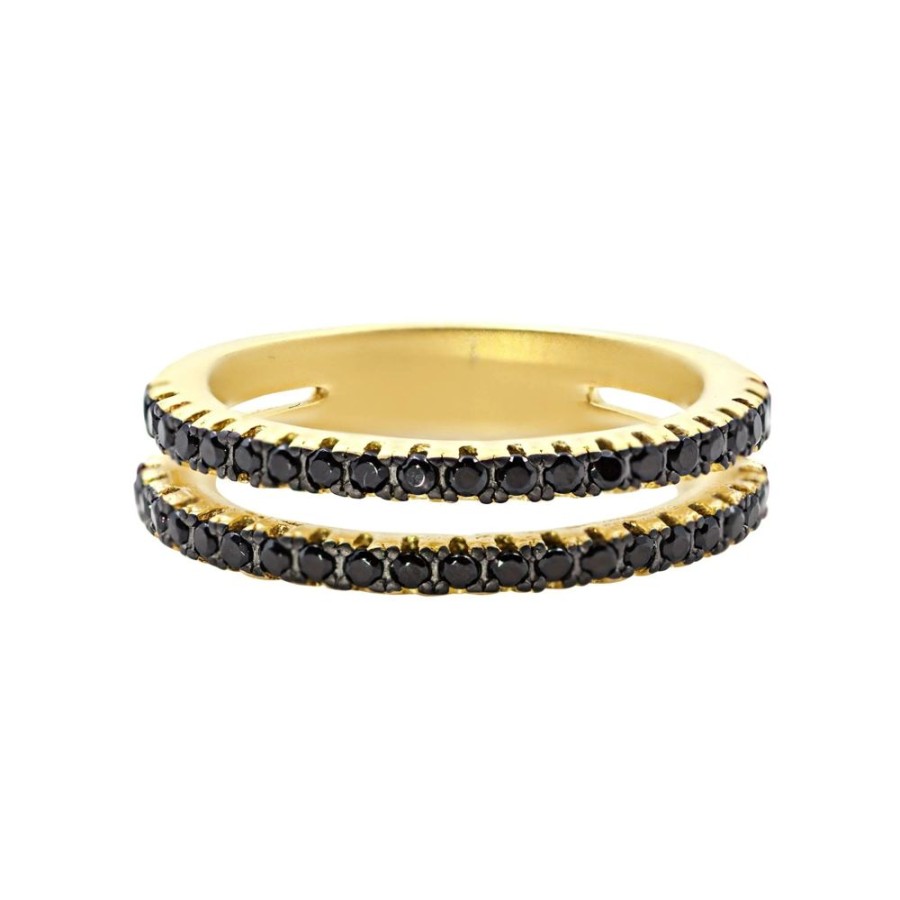 Jewelry Freida Rothman | Pave Double Row Ring