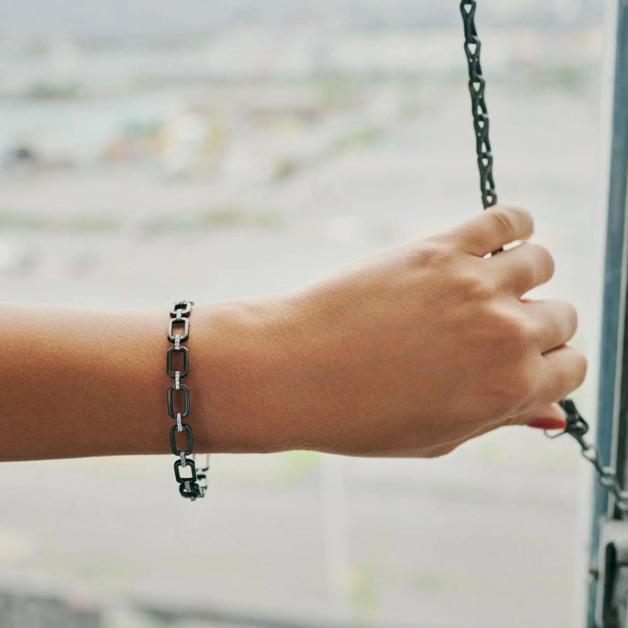 Jewelry Freida Rothman | Chain Link Slide Bangle