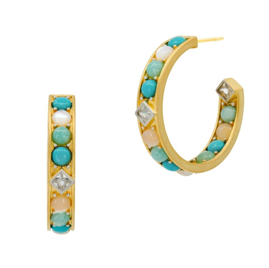 Jewelry Freida Rothman | Shades Of Hope Small Hoop Earrings