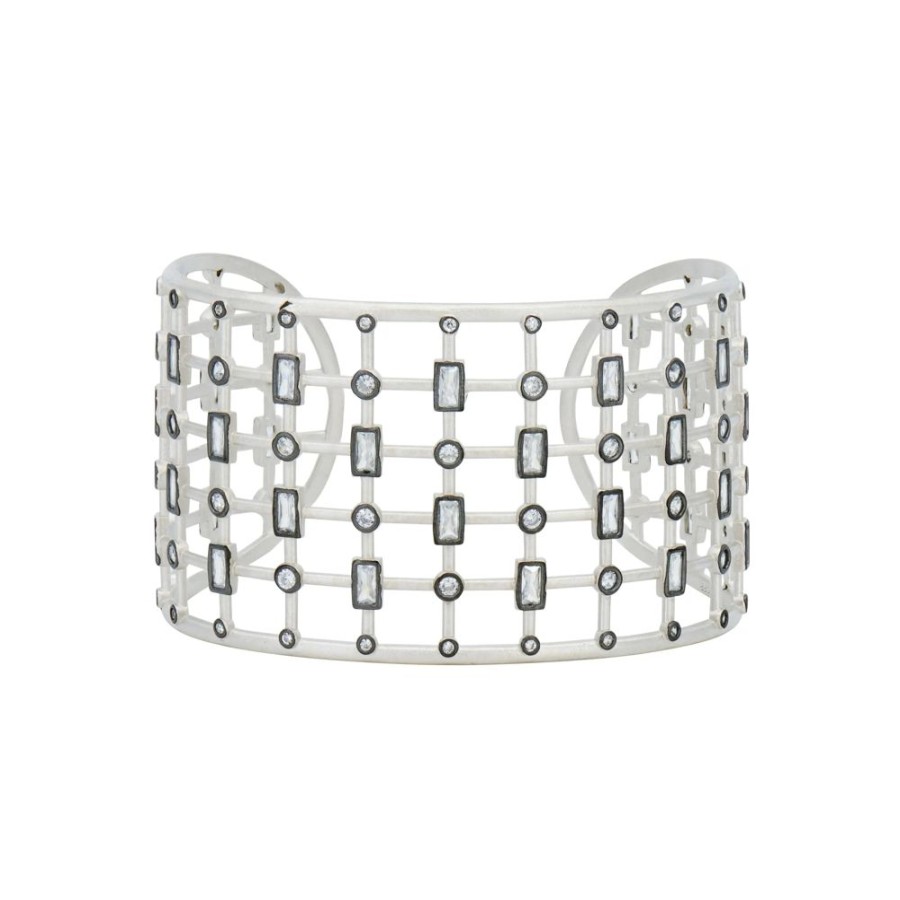 Jewelry Freida Rothman | Streets Of Brooklyn Caged Cuff