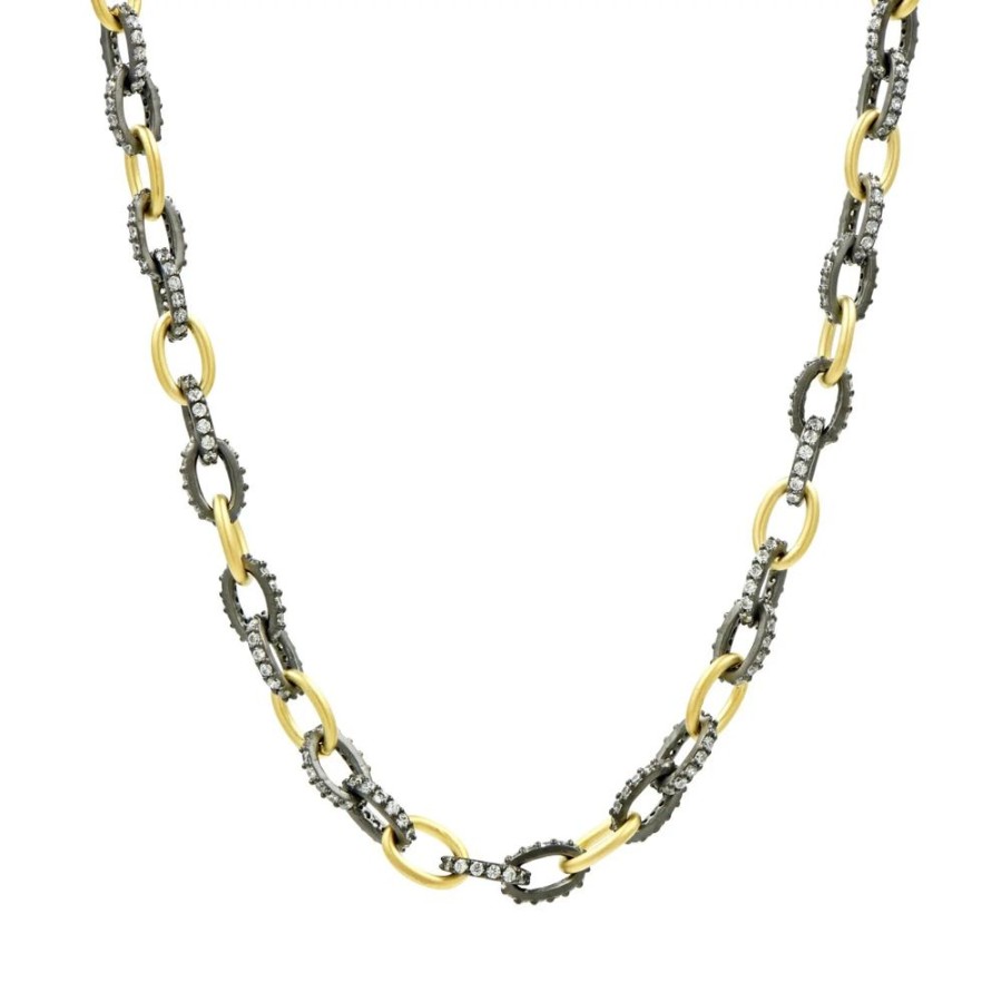 Jewelry Freida Rothman | Alternating Chain Link Necklace