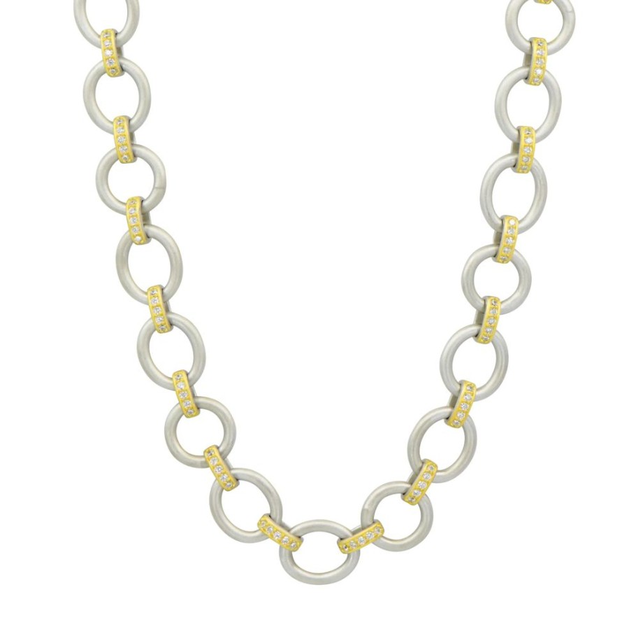 Jewelry Freida Rothman | The Perfect Chunky Mixed Metal Link Necklace