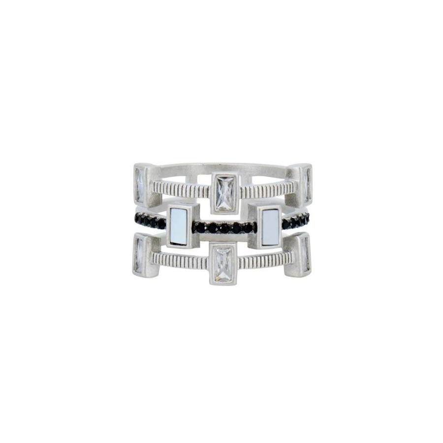 Jewelry Freida Rothman | Cobblestone 3-Stack Ring