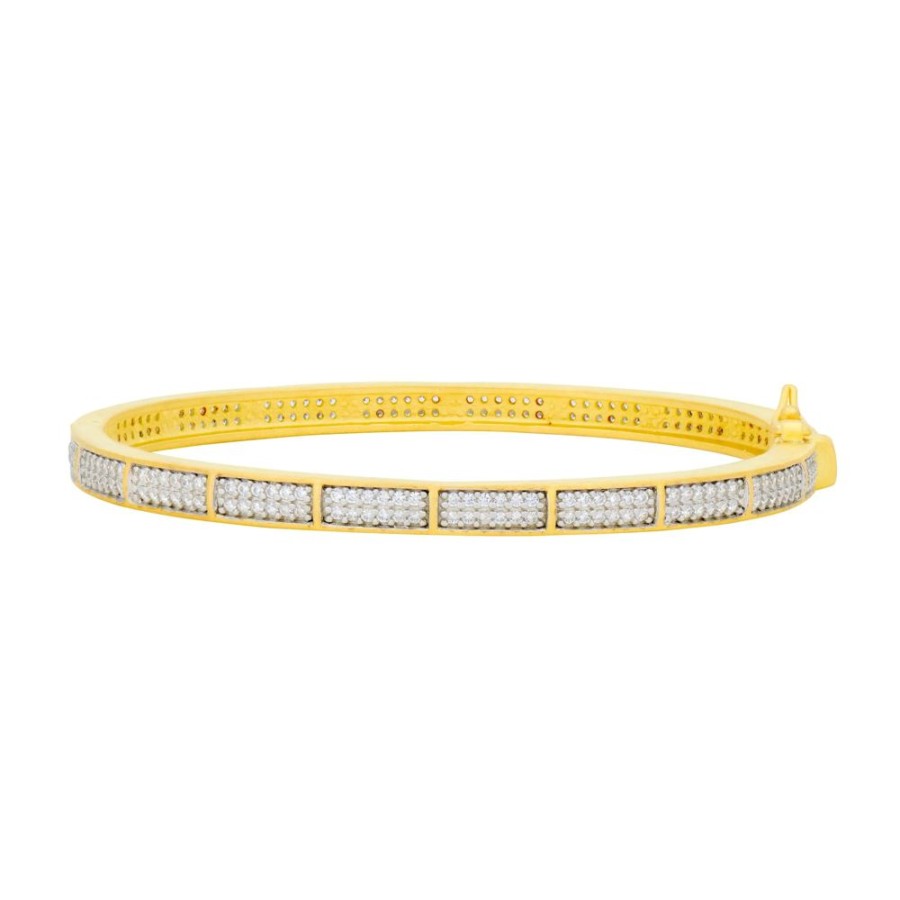 Jewelry Freida Rothman | Pave Hinge Bangle