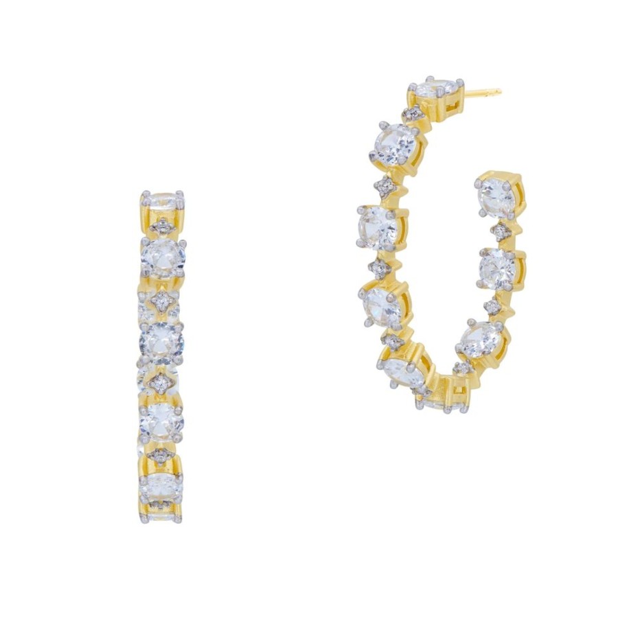 Jewelry Freida Rothman | Coastal Stone Hoop Earrings