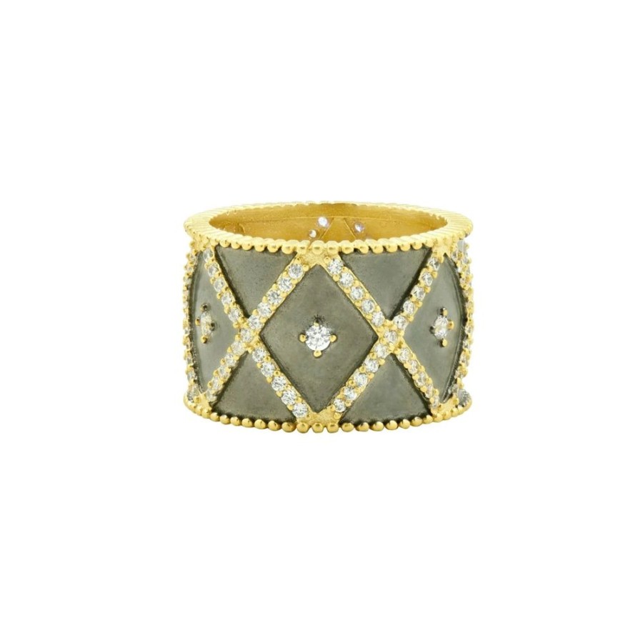 Jewelry Freida Rothman | All-Time Favorite Cigar Band Ring Gold & Black