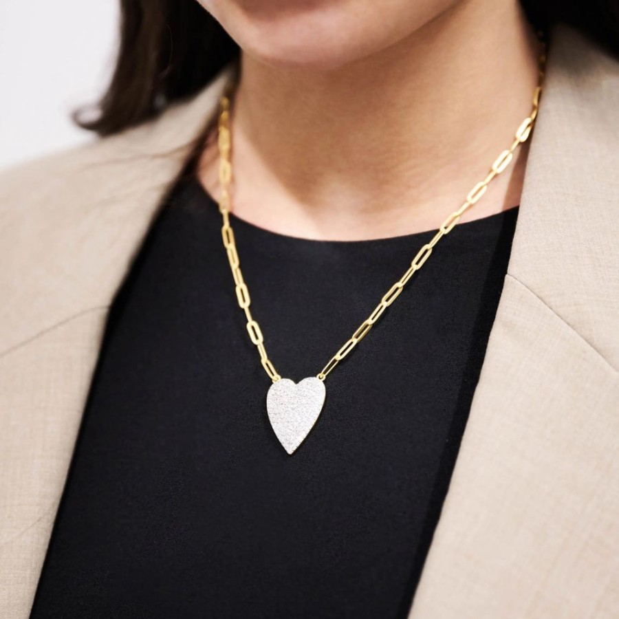 Jewelry Freida Rothman | Pave Love Necklace