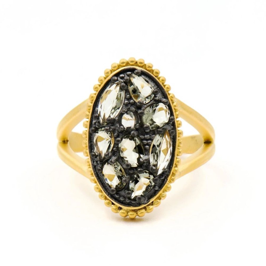 Jewelry Freida Rothman | Rose D'Or Oval Radiance Ring