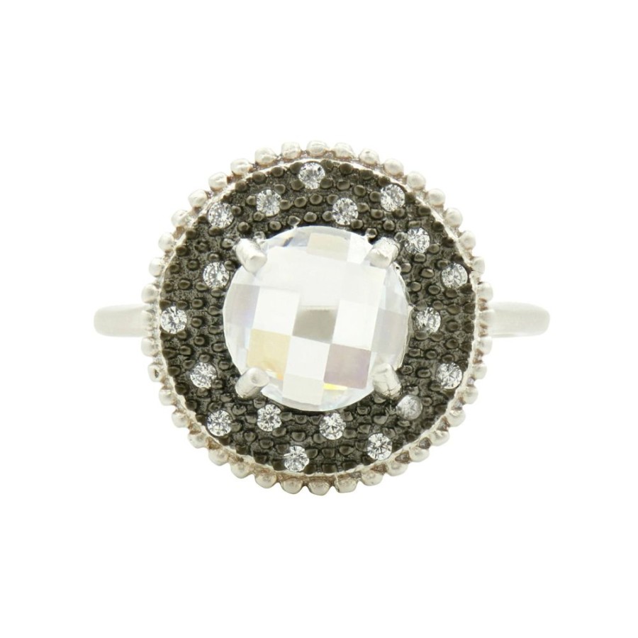 Jewelry Freida Rothman | Stunning Faceted Stone Cocktail Ring