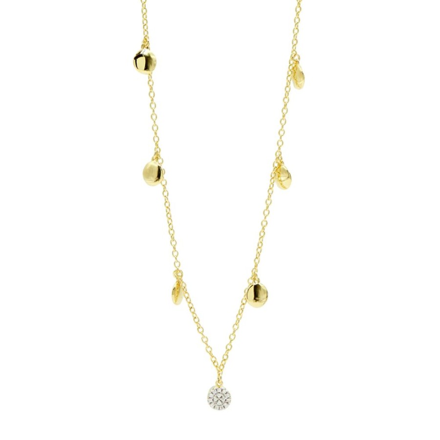 Jewelry Freida Rothman | Radiance Pave Droplet 36" Long Necklace