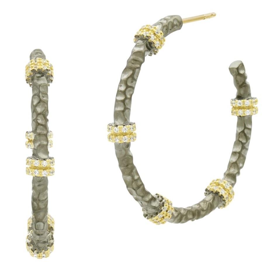 Jewelry Freida Rothman | Textured Hoop Earring