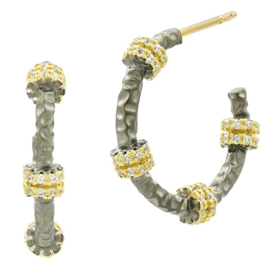 Jewelry Freida Rothman | Textured Hoop Earring