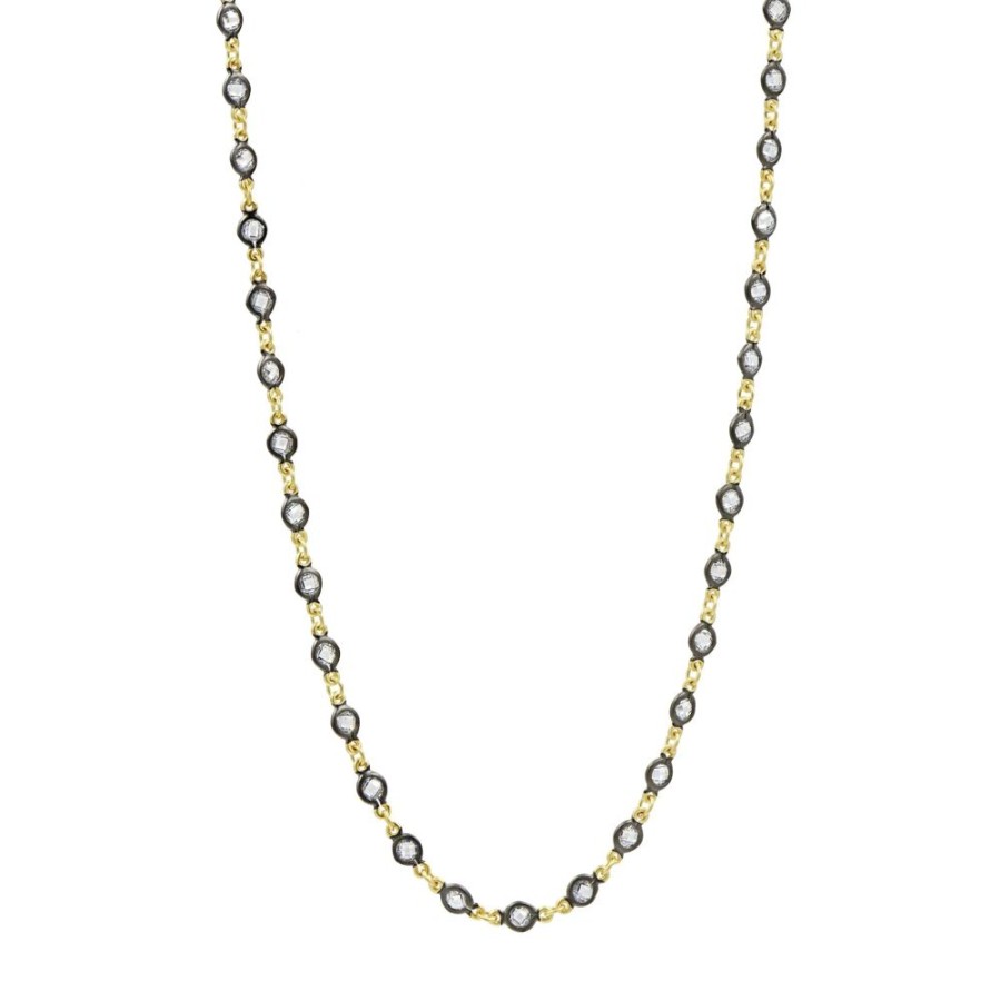 Jewelry Freida Rothman | Faceted Stones Wrap Chain Necklace