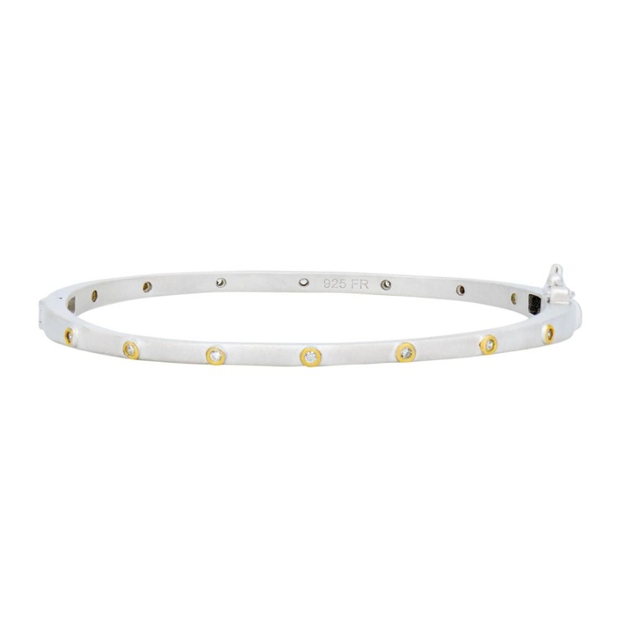 Jewelry Freida Rothman | Thin Bezel Stacking Bangle