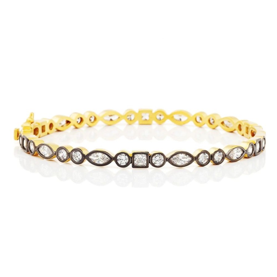 Jewelry Freida Rothman | Signature Mixed Shape Bangle