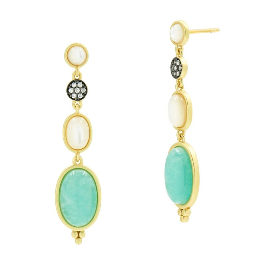 Jewelry Freida Rothman | Touch Of Turquoise Gradient Drop Earring