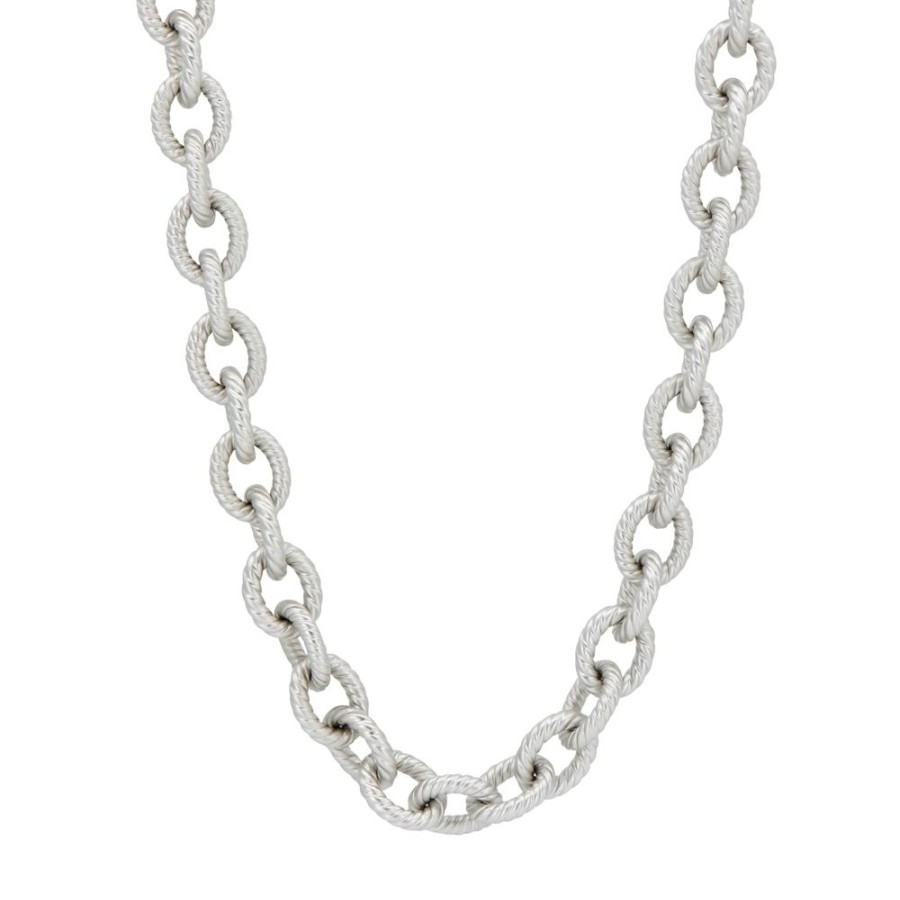 Jewelry Freida Rothman | Twisted Cable Chain Link Necklace